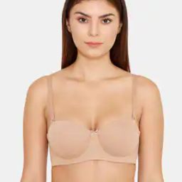 Padded Wired 3/4th Coverage Strapless Bra-picture-10