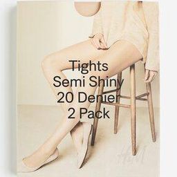 Women Pack of 2 20 Denier Tights-image-79