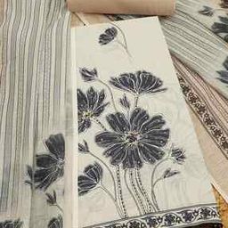 Women Floral Unstitched Dress Material-image-59