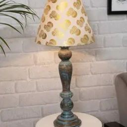 Paisley Print Table Lamp with Shade-picture-41