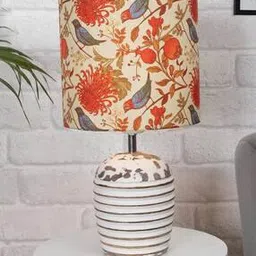 Floral Print Table Lamp-image-47