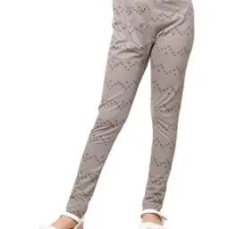 Girls Basic Floral Leggings-image-7