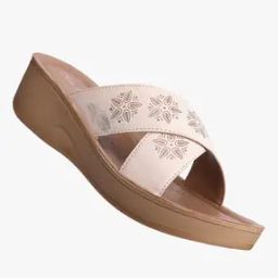 Women Floral Cross-Strap Wedges-image-20
