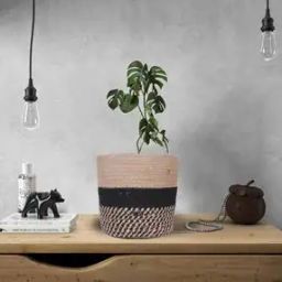Textured Jute Basket-13