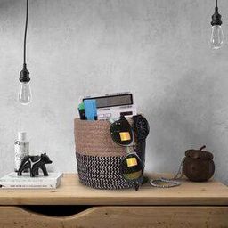 Textured Jute  Basket-14
