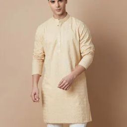 Men Embroidered Regular Fit Long Kurta-picture-14