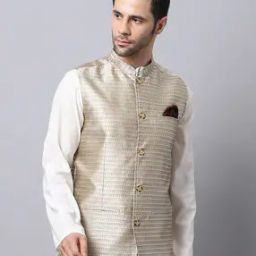Nehru Jacket with Welt Pockets-31