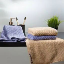 Set of 4 Striped High-Absorbent Hand Towels-21