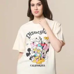Women Graphic Print Regular Fit Crew-Neck T-Shirt-image-43
