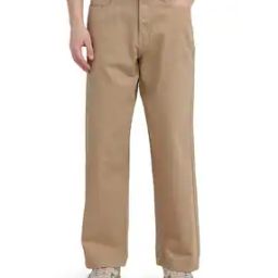 Men Baggy Fit Jeans with Button-Closure-image-47