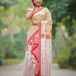 Assamese Mekhela Chador Traditional Saree-image-49