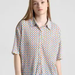 Checked Button-Down Shirt-image-59