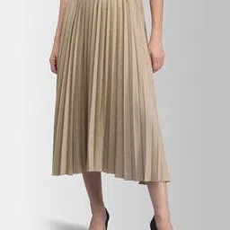 Midi Length A-line Skirt-image-66