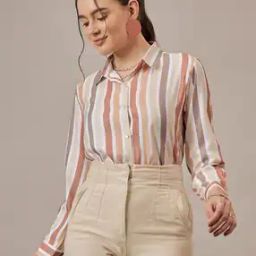 Women Regular Fit Spread Collar Shirt -image-51