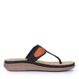 Thong-Strap Flip Flops with Synthetic Upper-image-5