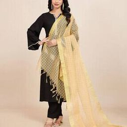 Banarasi Silk Striped Dupatta-picture-38