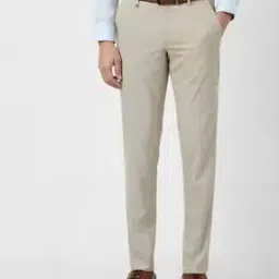van heusen Men Slim Fit Flat-Front Trousers-picture-47