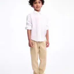 Boys Mid Rise Straight Fit Trousers-image-61
