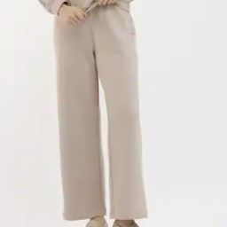 Women Flared Track Pants with Insert Pockets-image-45