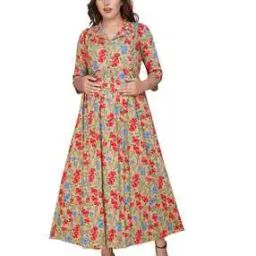 Graphic Print Gown Dress-picture-42