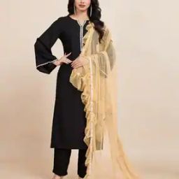 Women Frills Net Embellished Dupatta-picture-8