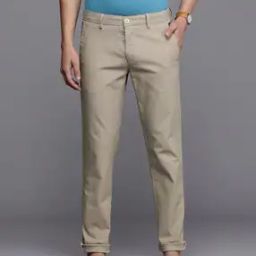 Men Regular Fit Flat-Front Trousers-image-86