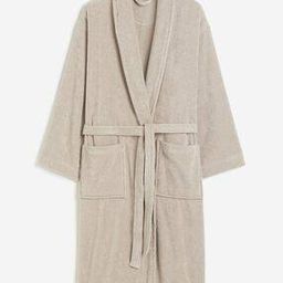 Woman Bathrobe with Patch Pockets-42