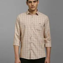Men Checked Slim Fit Cotton Shirt-image-40