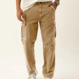 bene kleed Men Relaxed Fit Flat-Front Cargo Pants-picture-25