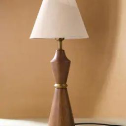 Natural Cotton Basix Tapered Drum Lampshade-image-94