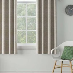 ddecor live beautiful Textured Ready Made Curtain Window Size image 1