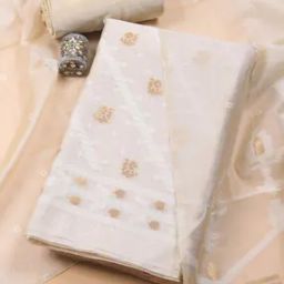 Women Self-design Unstitched Dress Material-image-4