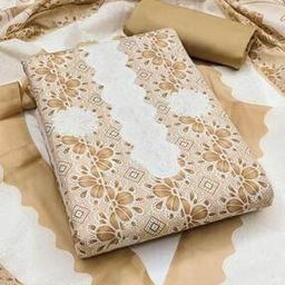 Women Floral Unstitched Dress Material-image-43