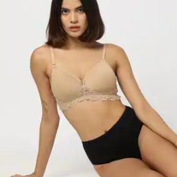 Lace Lightly Padded Bra-image-7