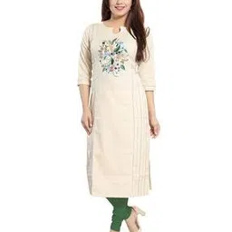 Embroidered Straight Kurta-image-74