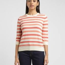 Women Striped Round-Neck Pullover-image-74