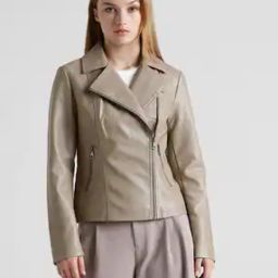 Biker Jacket with Zip Closure-image-33