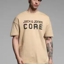 Men Oversized Fit Crew-Neck T-Shirt-image-39