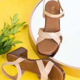 Heeled Sandals with Synthetic Upper-image-99