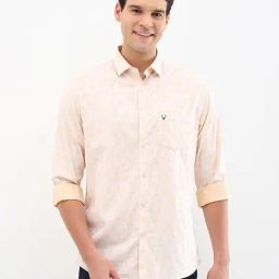 allen solly Men Micro Print Slim Fit Shirt image 1