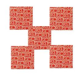 handicraft-palace Set of 6 Printed Table Napkins image 1
