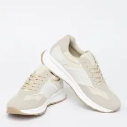Men Round-Toe Sneakers with Lace Fastening-image-85