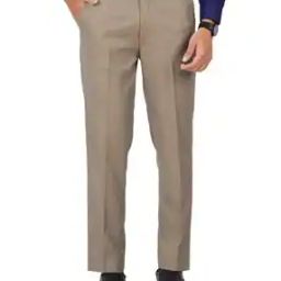 Mid-Rise Straight Fit Trousers-image-60