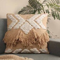 Handmade Cotton Cushion Cover 18" x 18"-21