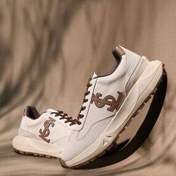Men Lace-Up Sneakers with Round Toes-image-74