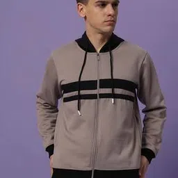 neonomad Men Regular Fit Colour-block Hoodie-picture-37