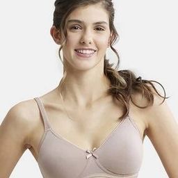 1722 Wirefree Non Padded Cotton Elastane Medium Coverage Everyday Bra with Concealed Shaper Panel-picture-42