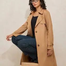 Women Trench Coat with Belt-image-13