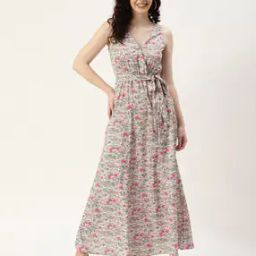 Floral Print Fit & Flare Dress-image-20