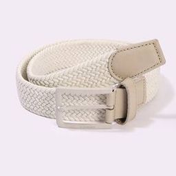 Men Braided Belt with Buckle Closure-50